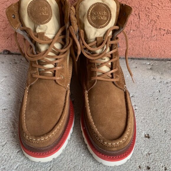 MEN's Scotch & Soda Mesh and Suede Boot - Size 12 - Picture 1 of 9